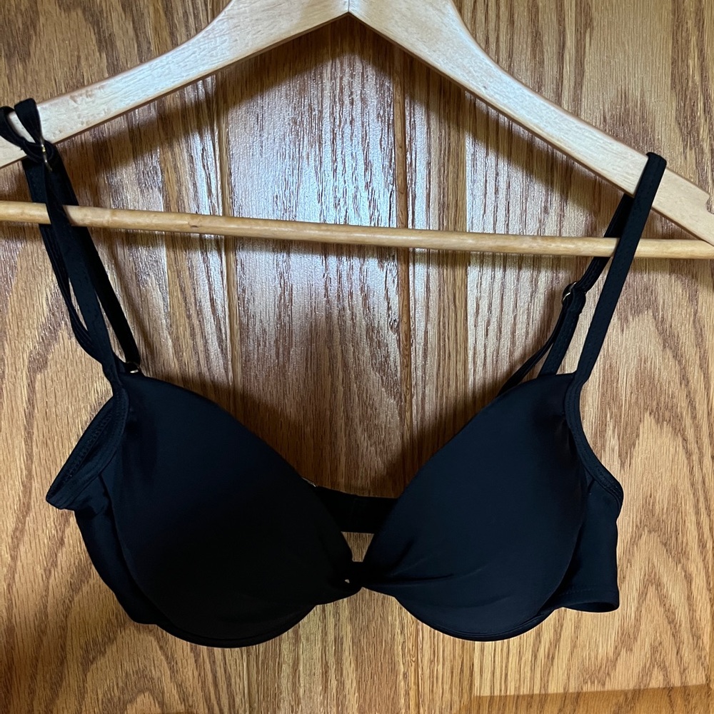 Black Push Up Bikini Top